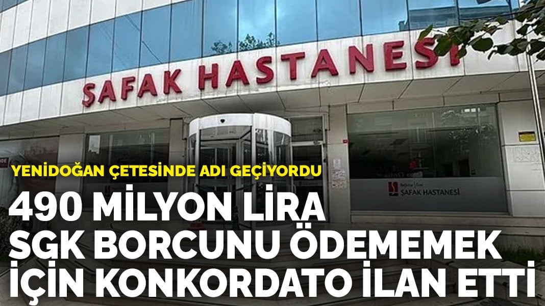 Yenidoğan çetesinde adı geçiyordu: 490 milyon lira SGK borcunu ödememek için konkordato ilan etti