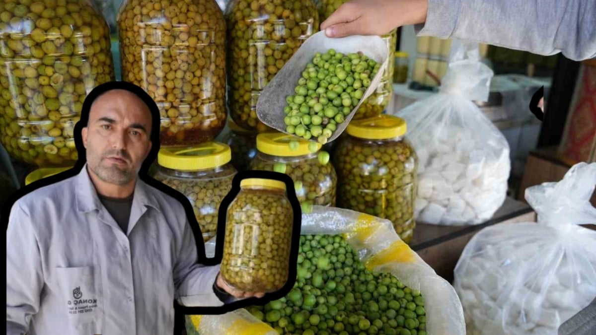 Sofralık zeytin tezgaha indi! Esnaftan en lezzetli zeytin yapma tüyosu: Kilosu 100 liraya bidonlarla satılıyor