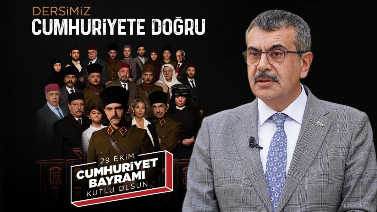 Bakan Tekin duyurdu: Öğrencilere ilk derste ‘Dersimiz Cumhuriyete Doğru’ filmi izletilecek