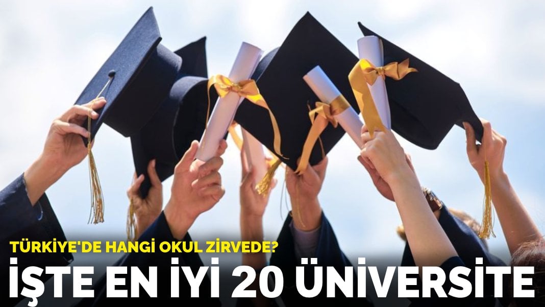 Türkiye’de hangi okul zirvede?: İşte en iyi 20 üniversite