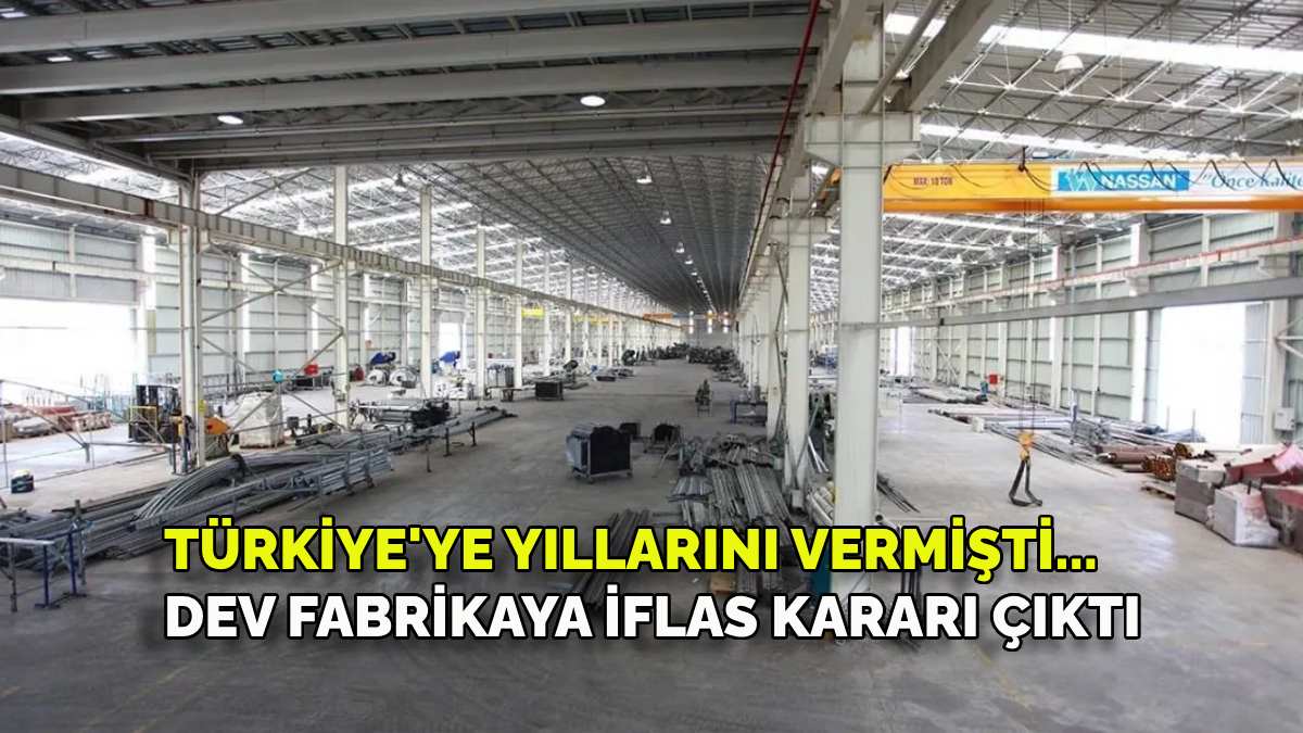 Türkiye’nin 90 yıllık firması iflas bayrağını kaldırdı! Birçok ülkeye ihracat yapıyordu, onlarca çalışan işinden oldu