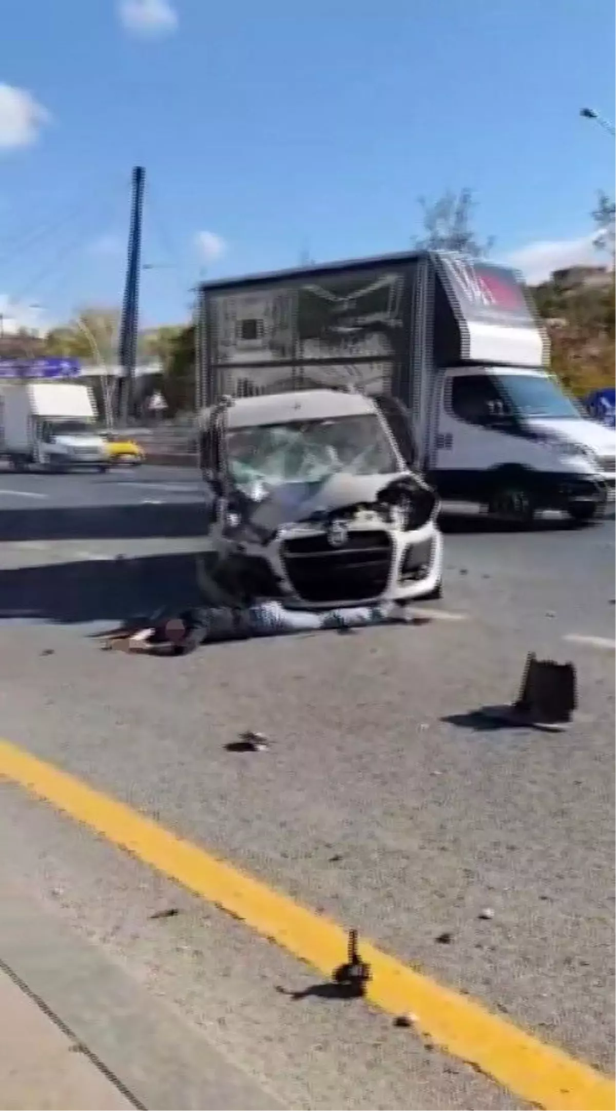 Ankara’da Trafik Kazası: 1 Yaralı