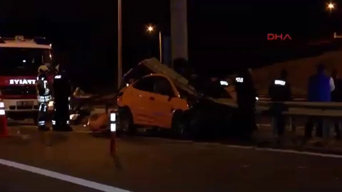 Ankara’da Trafik Kazası: Taksi Sürücüsü Hayatını Kaybetti