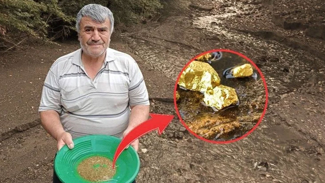 Dere Dere Çamurlu Sularda Gezip Gram Altın Topluyor: Haftada 40 Bin Lira Kazanıyor!