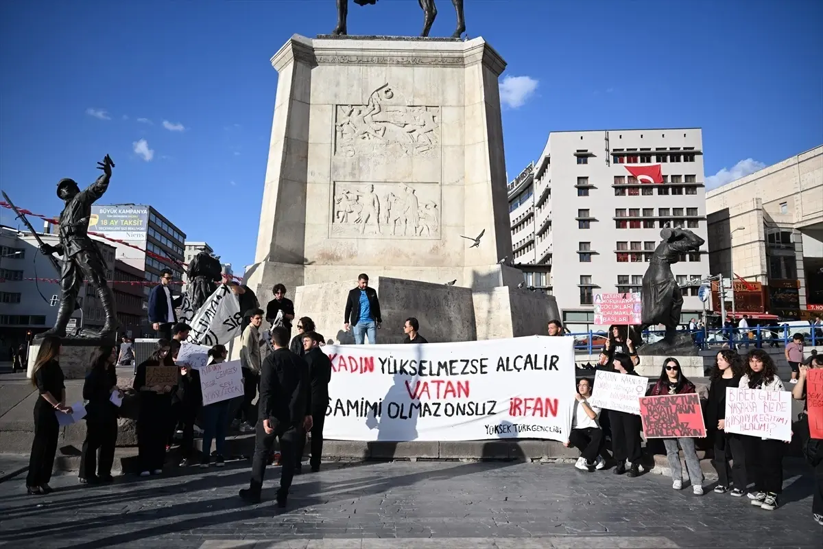 Ankara’da Üniversite Öğrencilerinden Kadın Cinayetlerine Protesto