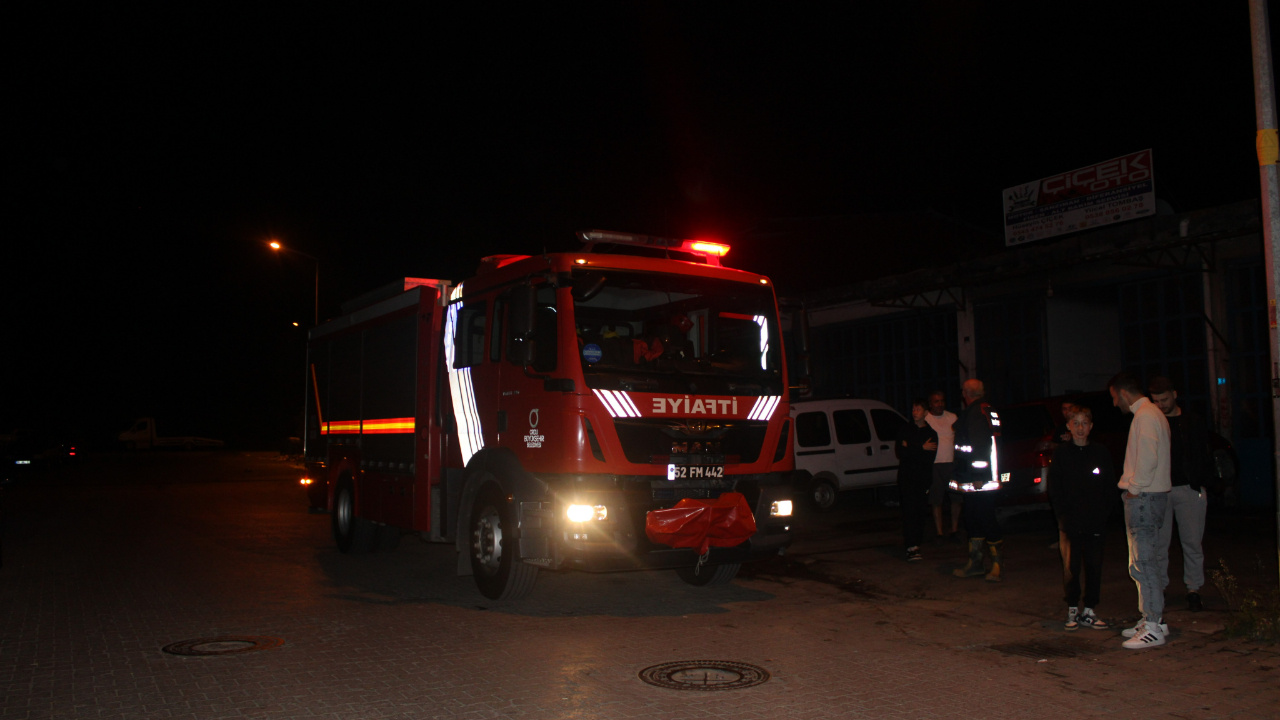 Ordu’da İş Yerinde Yangın Paniği!