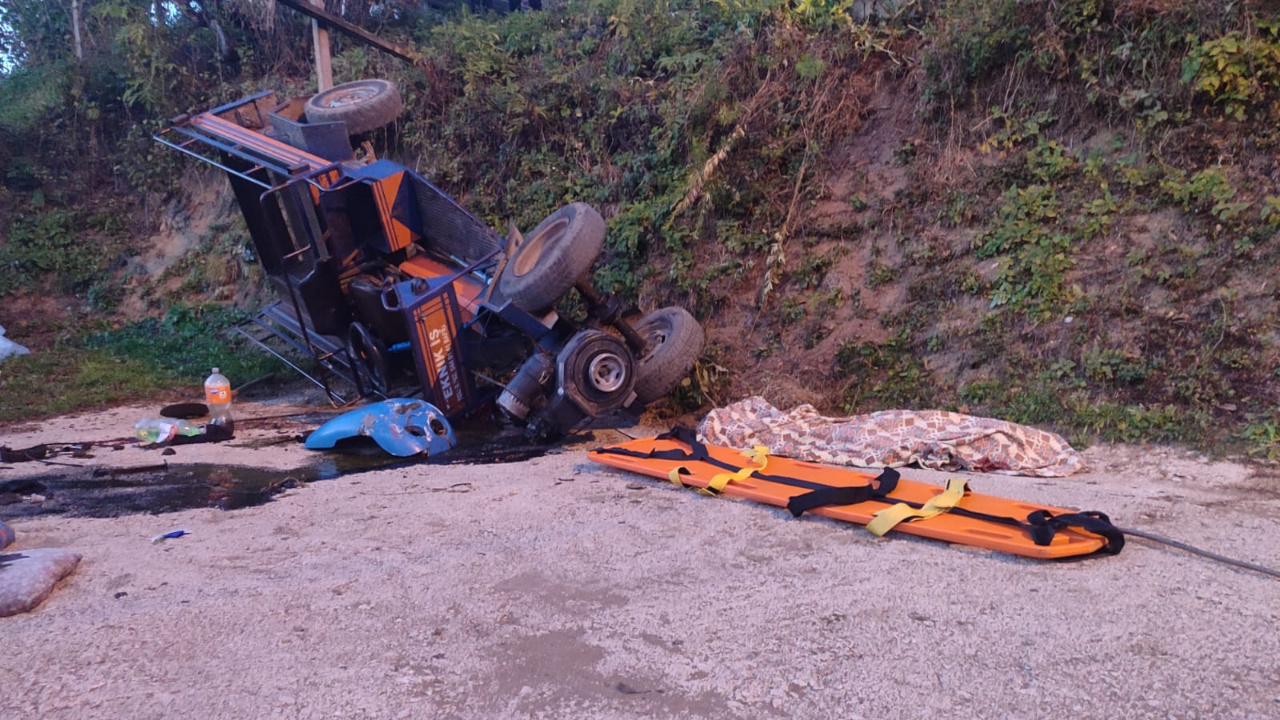 Ordu’da Tarım Aracı Devrildi 1 Çocuk Hayatını Kaybetti