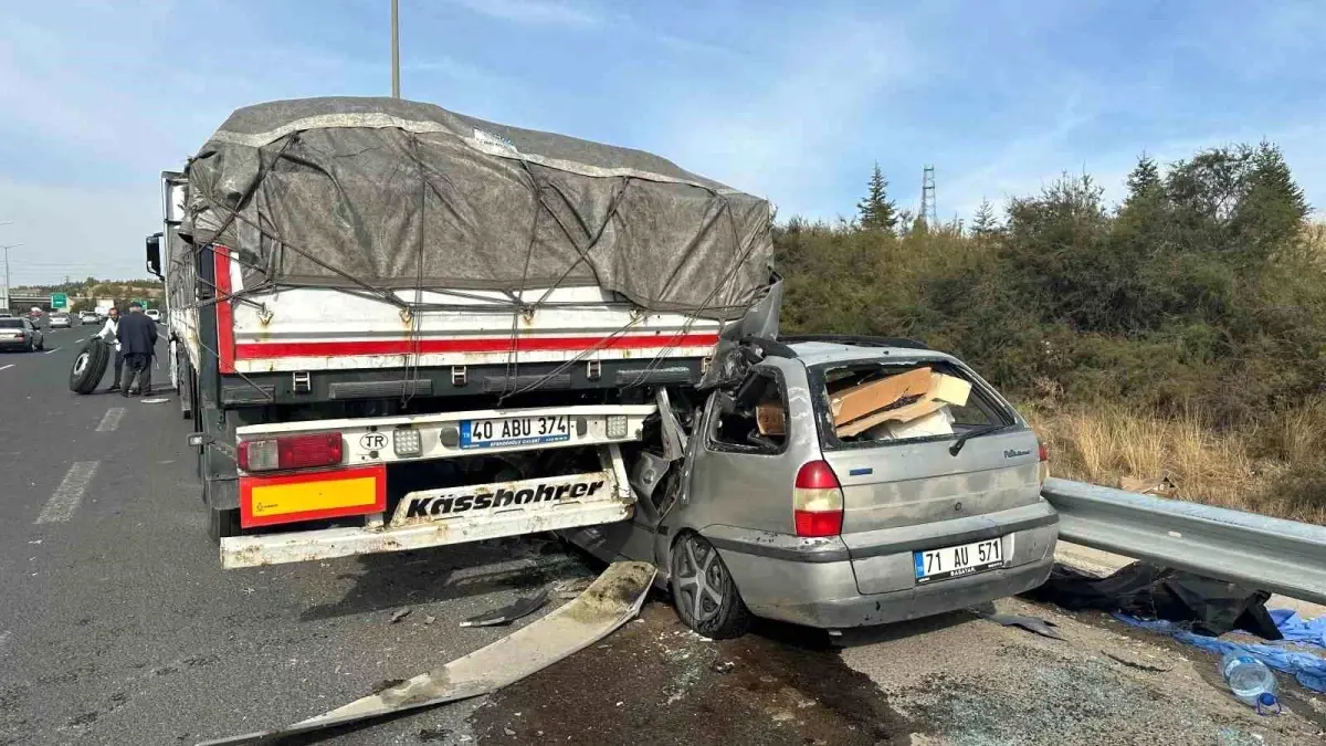 Ankara’da Tır Kazasında 2 Ölüm, 3 Yaralı