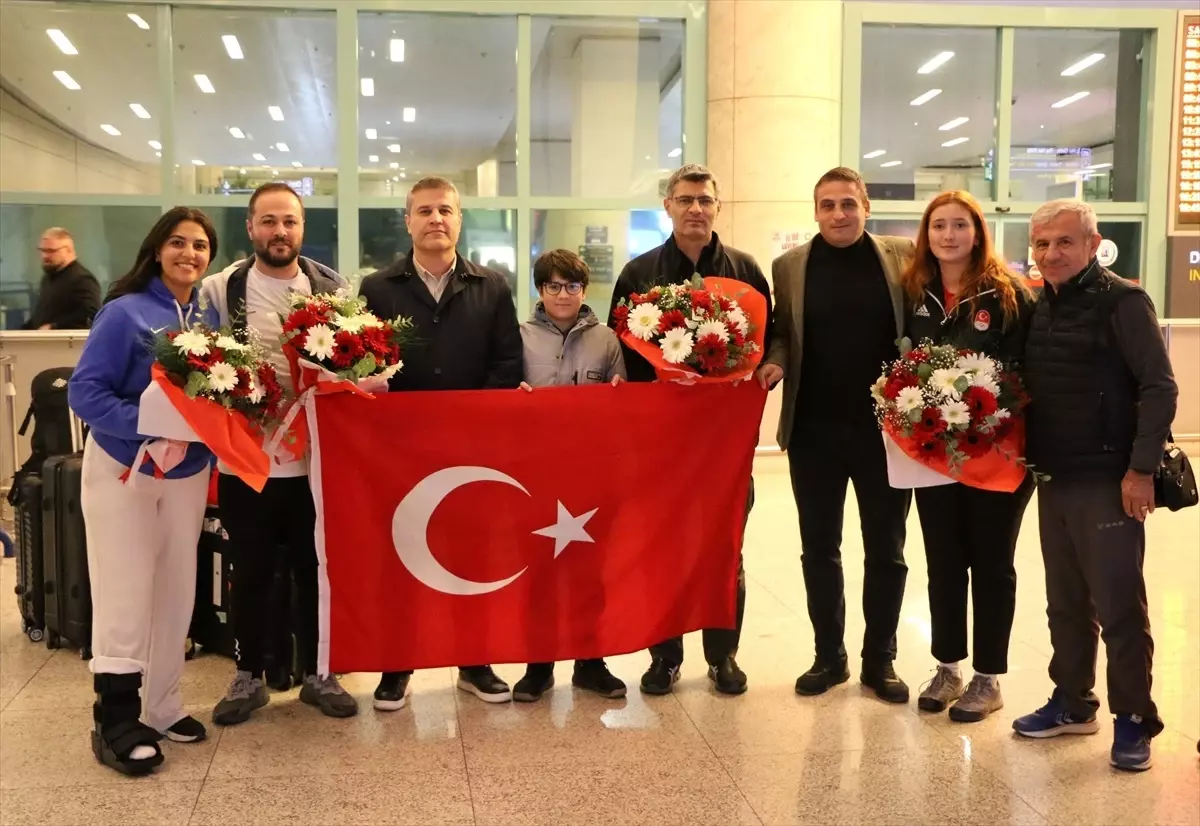 Havalı Silahlar Avrupa Şampiyonlar Ligi’nde Altın Madalya Kazanan Milli Takım Yurda Döndü