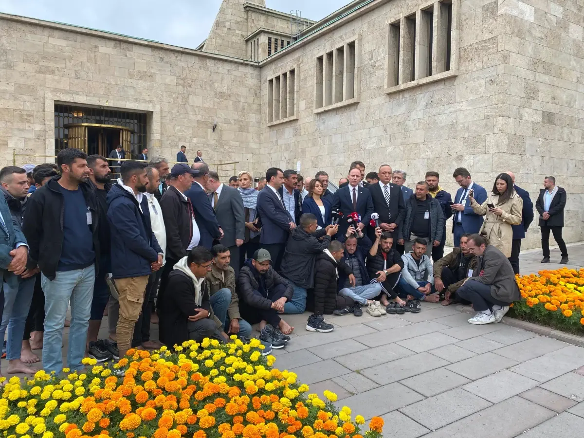 Soma’lı Madenciler Ankara’da Hak Aradı