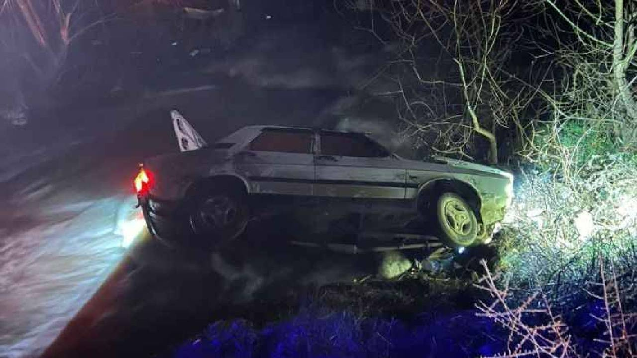 Tokat’ta Dereye Düşen Otomobilde 3 Yaralı