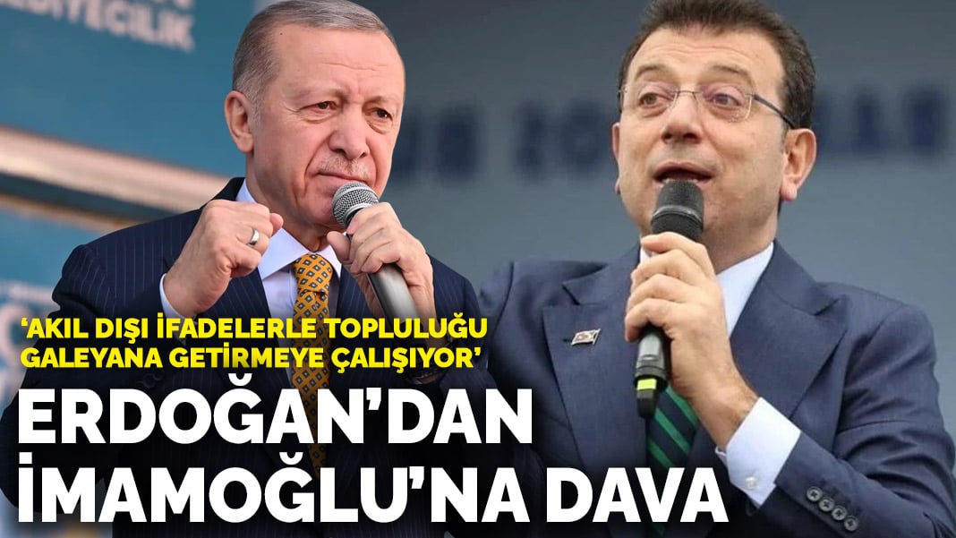 Erdoğan’dan İmamoğlu’na tazminat davası