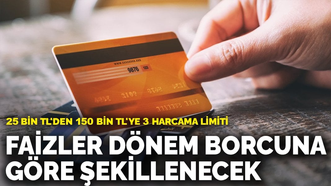 Kredi kartı borçlarında yeni dönem: Faizler dönem borcuna göre şekillenecek