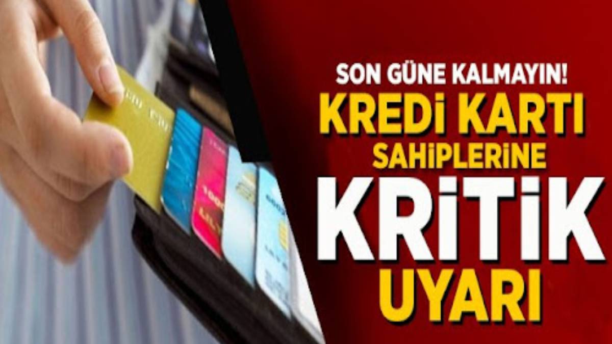 Milyonlarca kredi kartı kullanan kişilere kritik uyarı: 31 Aralık’ta geçerliliği bitiyor! Hemen kontrol edin