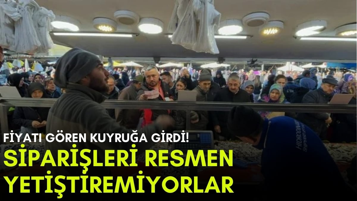 Nefes almaya bile vakitleri yok! Kilosu 150 liraya düştü, duyan akın etti: Sırası gelen poşetlerle alıp gidiyor