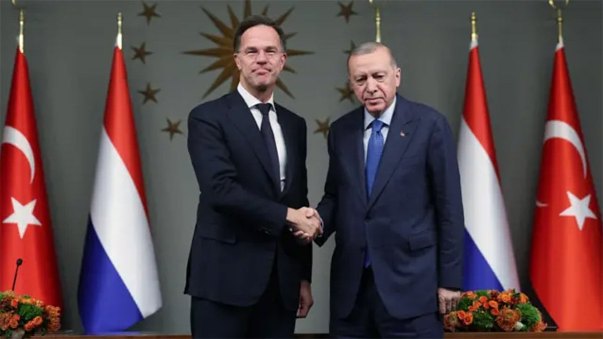 Erdoğan, NATO Genel Sekreteri Rutte ile görüştü