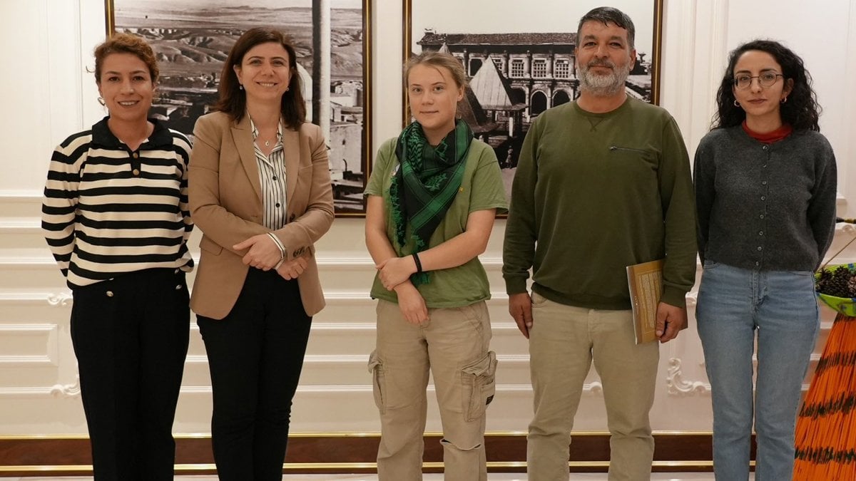 İklim aktivisti Greta Thunberg Diyarbakır’da