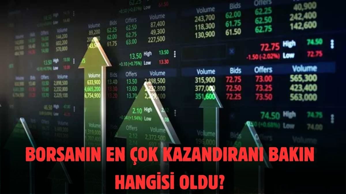 Borsada en çok kazandıran hisseler belli oldu! Bu hisseler yatırımcılarının yüzünü güldürüyor