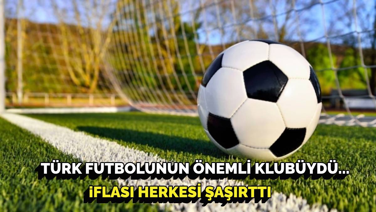 Türk futbolunun önemli kulübü krize yenik düştü! 54 yıllık kulüp iflasını verdi