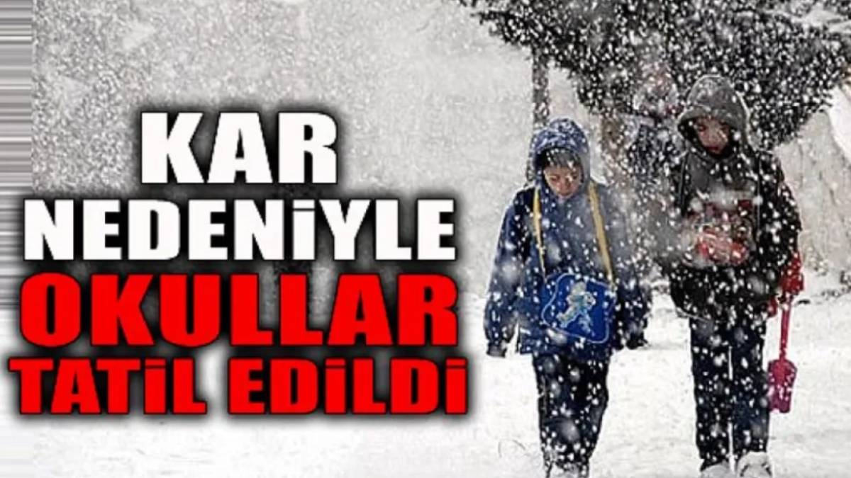 Yılın ilk kar tatili Doğu’dan Değil Karadeniz’den geldi! 25 Kasım pazartesi okullar tatil: Ordu Valiliği açıkladı