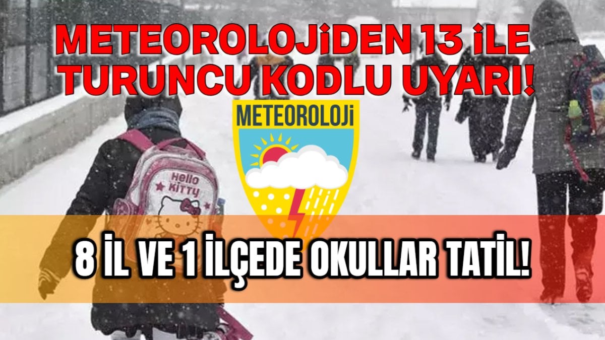 Son dakika… AFAD’dan 25 Kasım için önemli uyarı: 13 İlde turuncu alarm: 21 il ve bazı ilçelerde okullar tatil edildi