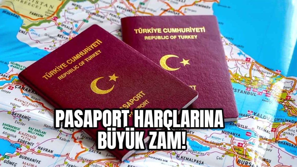 Pasaport harçlarına büyük zam! 2024’te yeni tarifeler açıklandı