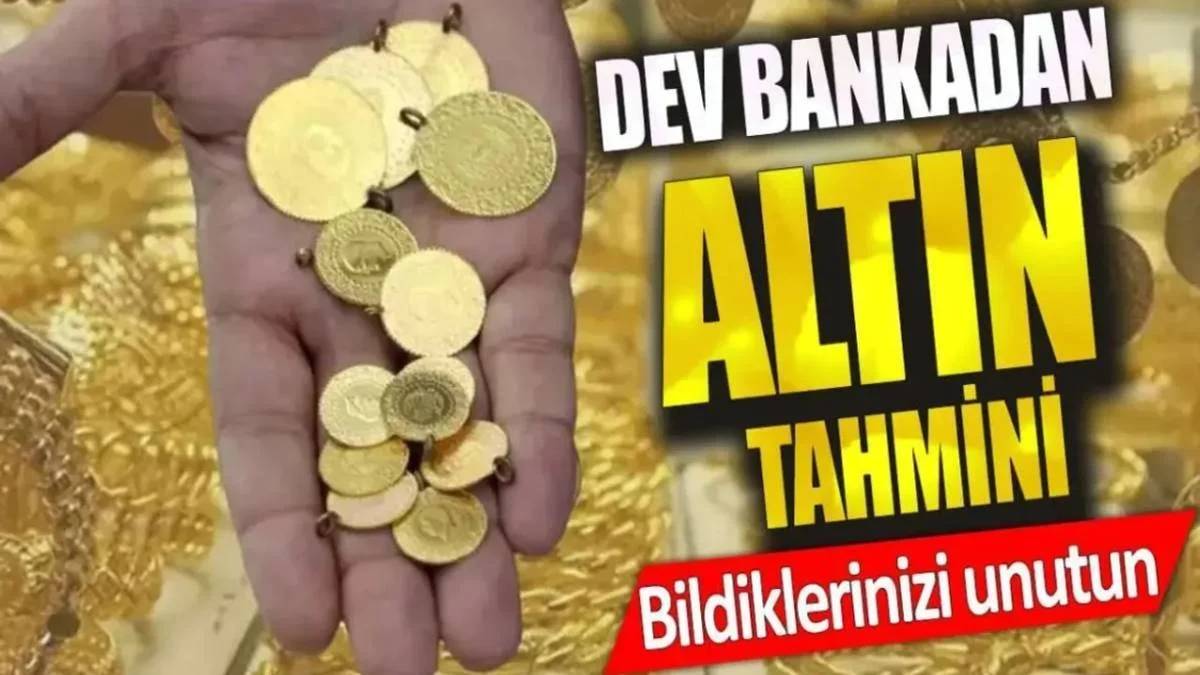 Altın sahiplerine sevindiren haber! Dünyaca ünlü banka tahminini duyurdu: 366 dolar birden artacak!