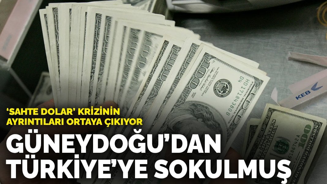 ‘Sahte dolar’ krizinin ayrıntıları ortaya çıkıyor: Güneydoğu’dan Türkiye’ye sokulmuş