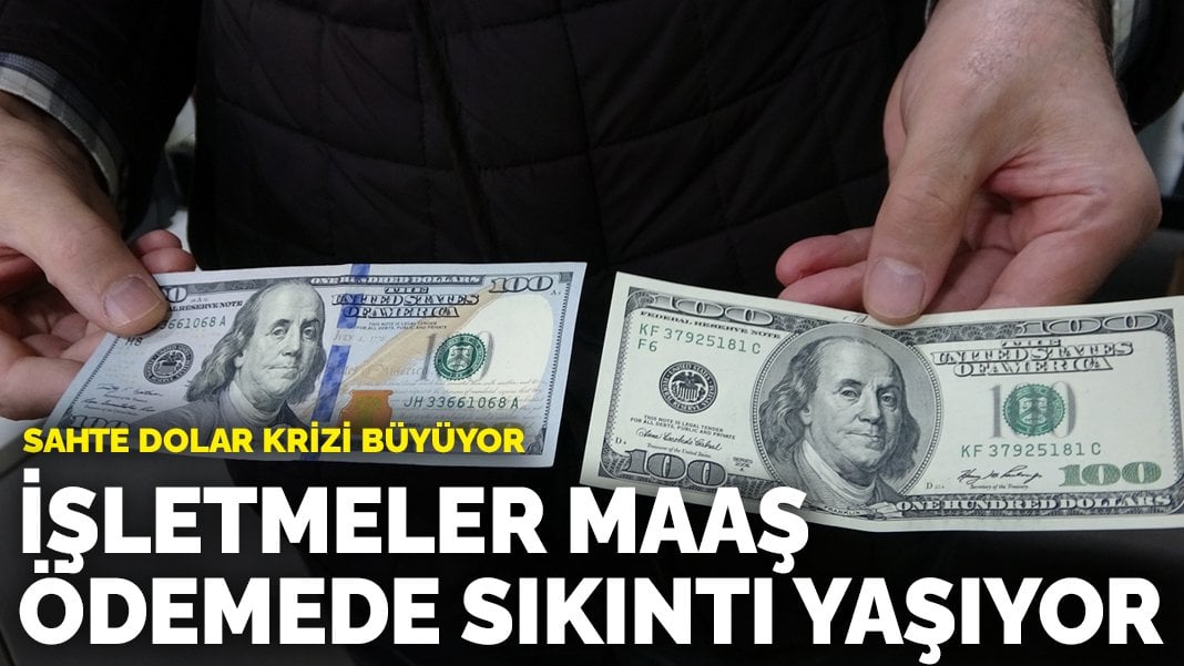 Sahte dolar krizi büyüyor: İşletmeler maaş ödemede sıkıntı yaşıyor