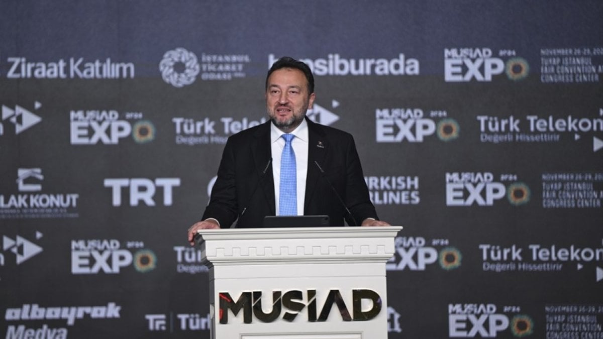 MÜSİAD EXPO 2024 gala yemeği düzenlendi: Fuar sponsorlarına teşekkür plaketi verildi