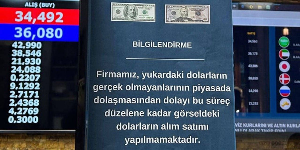 Sahte dolar için harekete geçildi: Soruşturma başlatıldı