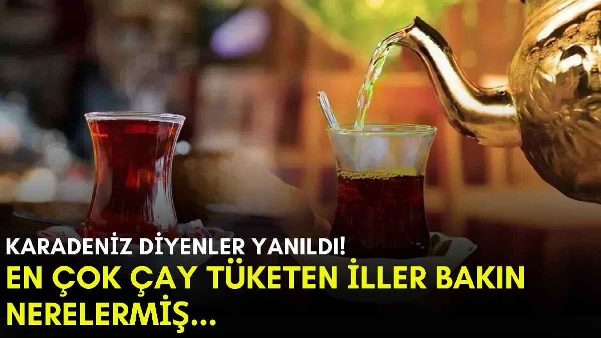 Herkes Karadeniz Bölgesi’ne has sanıyordu ama değilmiş! En çok çay tüketen il ortaya çıktı: İlk sıradaki ile inanamayacaksınız