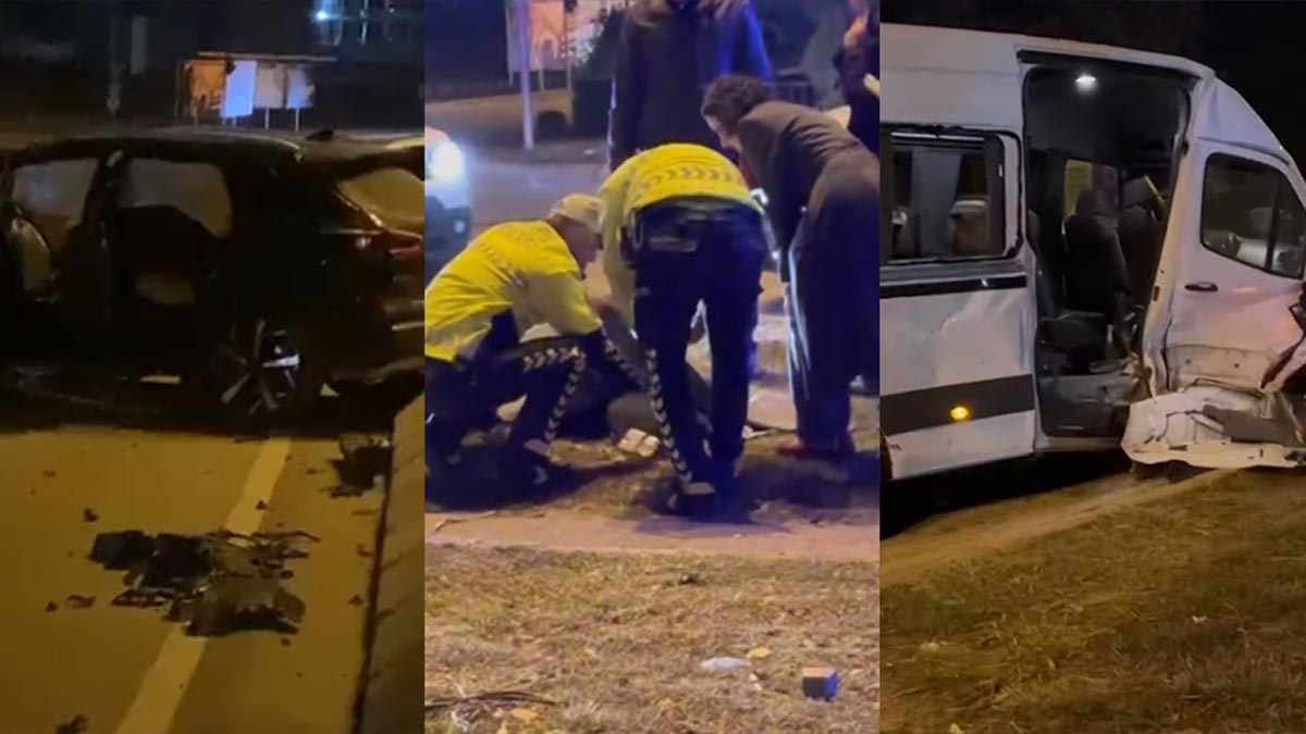 Adana’da uçuş ekibini taşıyan servis ile otomobil çarpıştı: Kaptan pilot öldü, 9 yaralı…