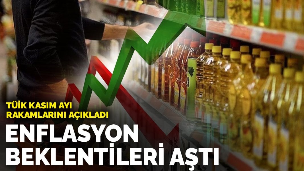 TÜİK merakla beklenen enflasyon rakamlarını açıkladı