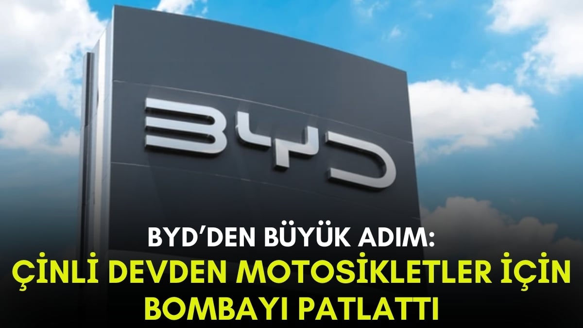 BYD elektrikli motosikletlere de el attı! Uzun şarj süresi tarih oluyor: Çinli dev bombayı patlattı