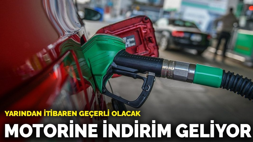 Motorine indirim geliyor