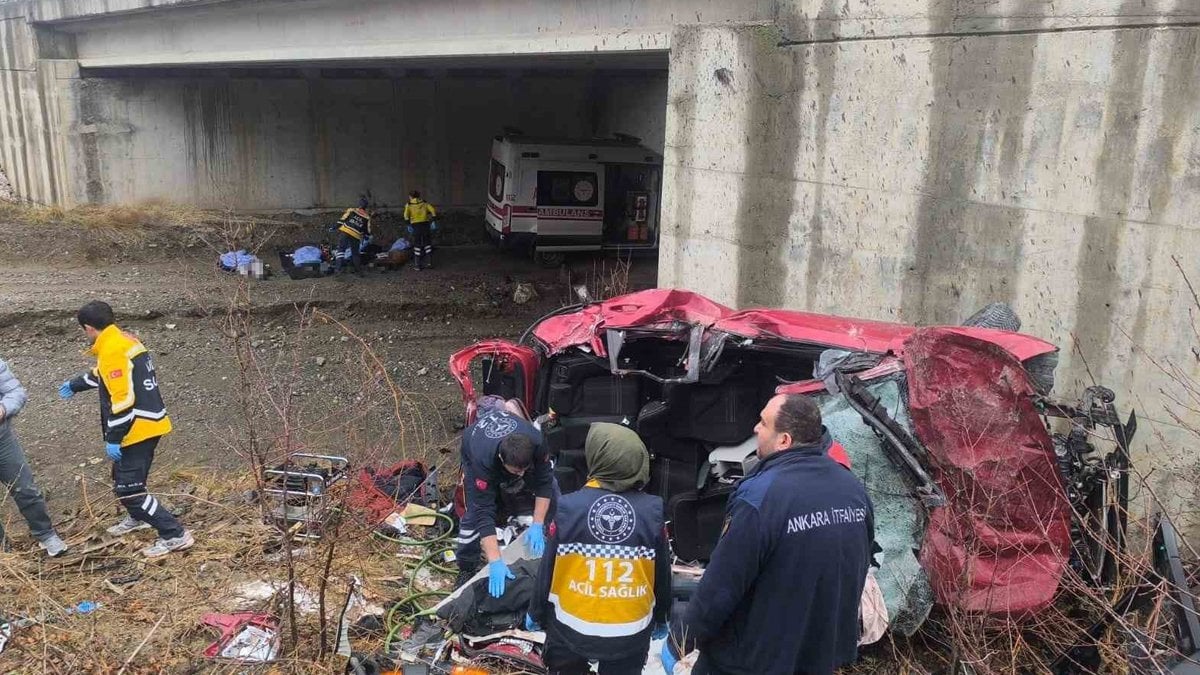 Ankara-Çankırı yolunda kaza: 5 ölü