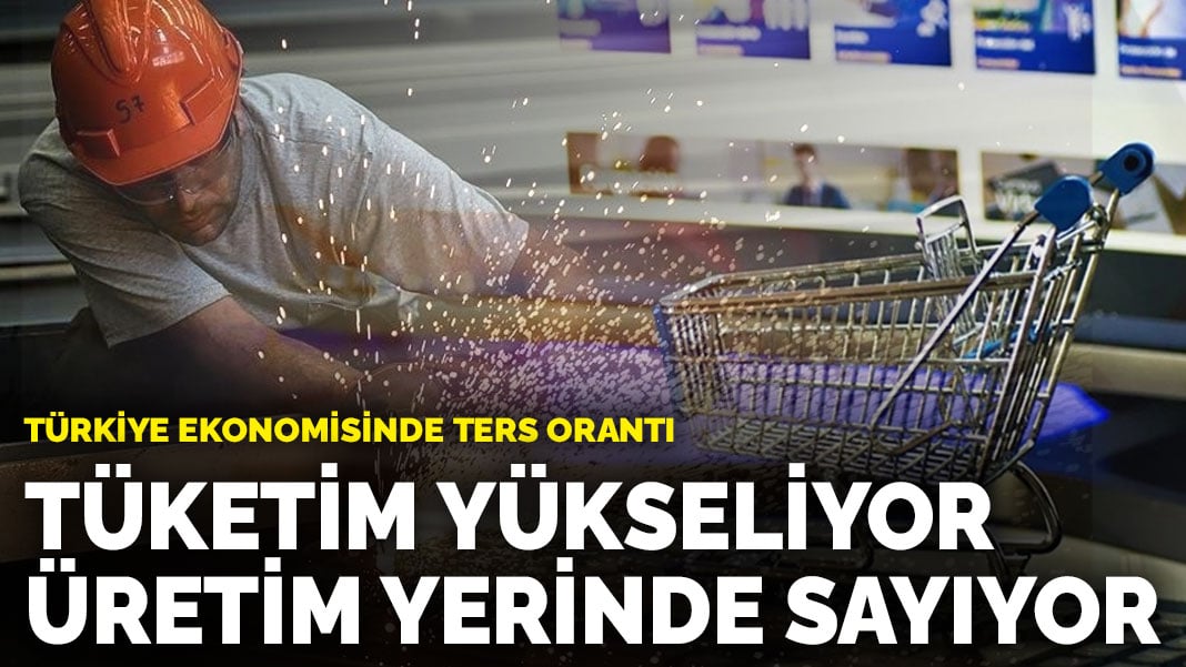 Türkiye ekonomisinde ters orantı: Tüketim yükseliyor, üretim yerinde sayıyor