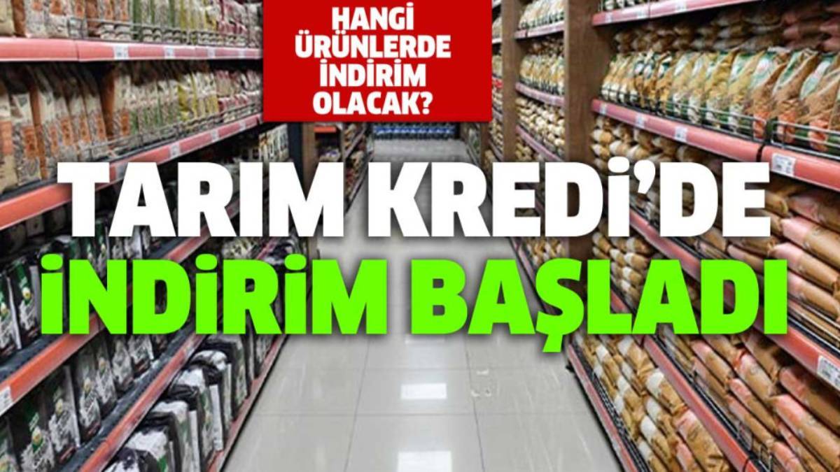 Tarım Kredi’de aldıkça aldıran indirim fırsatı başladı! 16 Aralık son gün. Yetişen torbası dolu dolu çıkacak