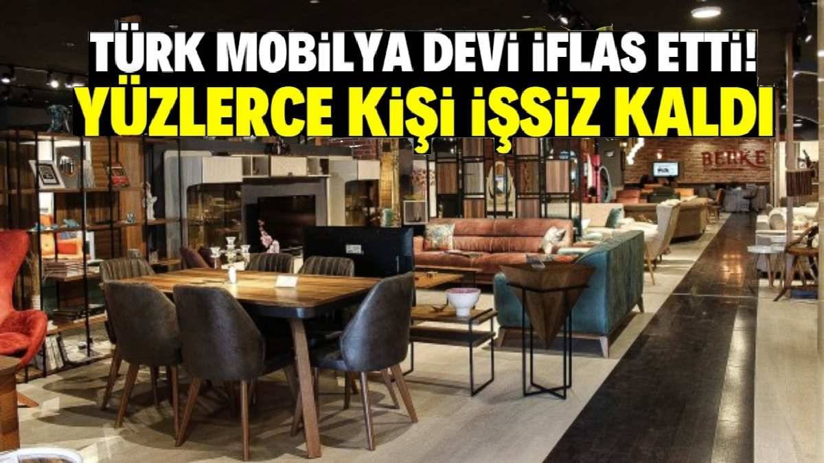 Türk mobilya devi konkordato başvurusunda bulundu! Mahkeme kararını verdi: 3 ay süreleri var, yüzlerce çalışan işsiz kalacak