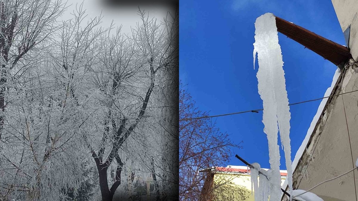 Doğu Anadolu buz tuttu: Ardahan eksi 26 dereceyi gördü