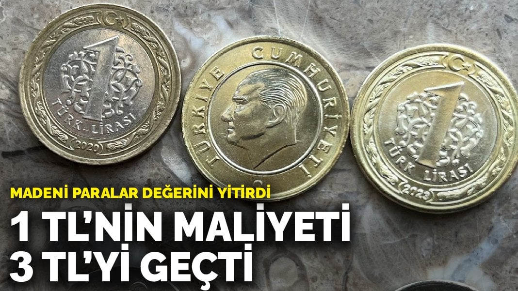 1 TL’nin maliyeti 3 TL’yi geçti