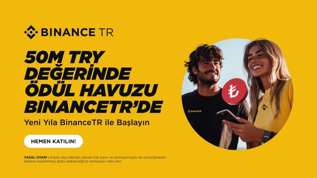 Yeni Yıla Binance TR ile Başlayın: 50 Milyon TRY Değerinde Ödül Havuzu Sizi Bekliyor!