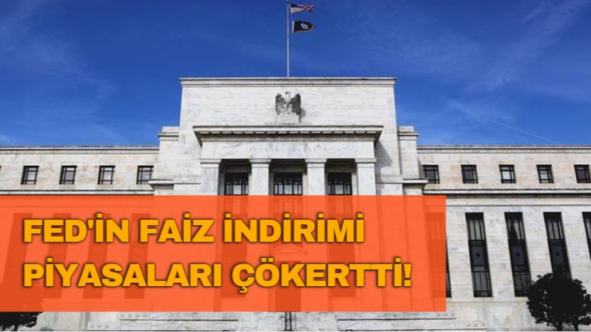 FED herkesi ters köşe yaptı! 2,5 puan faiz indirimi piyasaları çökertti! Korku endeksi uçuşa geçti!