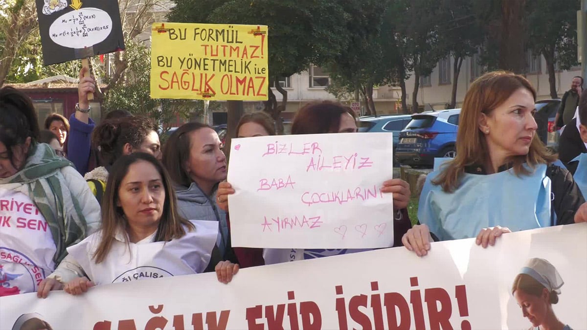 İzmir’de ebe ve hemşirelerden ‘yönetmelik’ tepkisi: Yoksulluk sınırı altındaki ödemeyi hak etmiyoruz