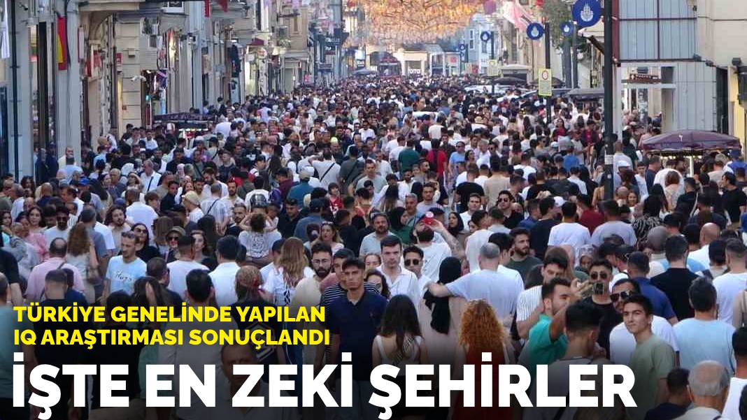 Türkiye genelinde yapılan IQ araştırması sonuçlandı: İşte en zeki şehirler