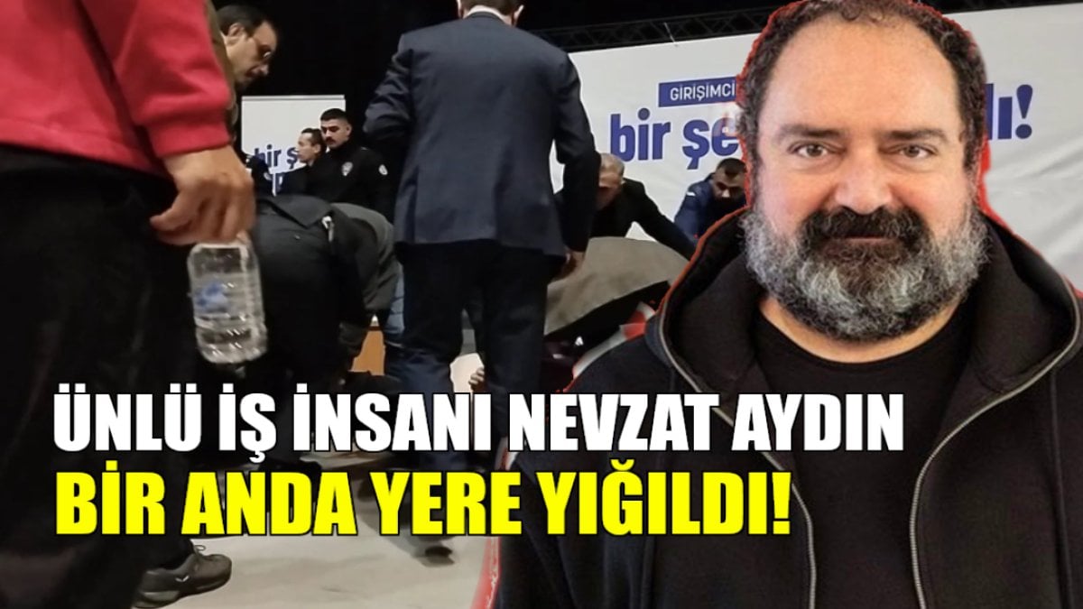 Trabzon’da şok anlar! Ünlü iş insanı Nevzat Aydın bir anda yere yığıldı: Belediye başkanı son anda kurtardı