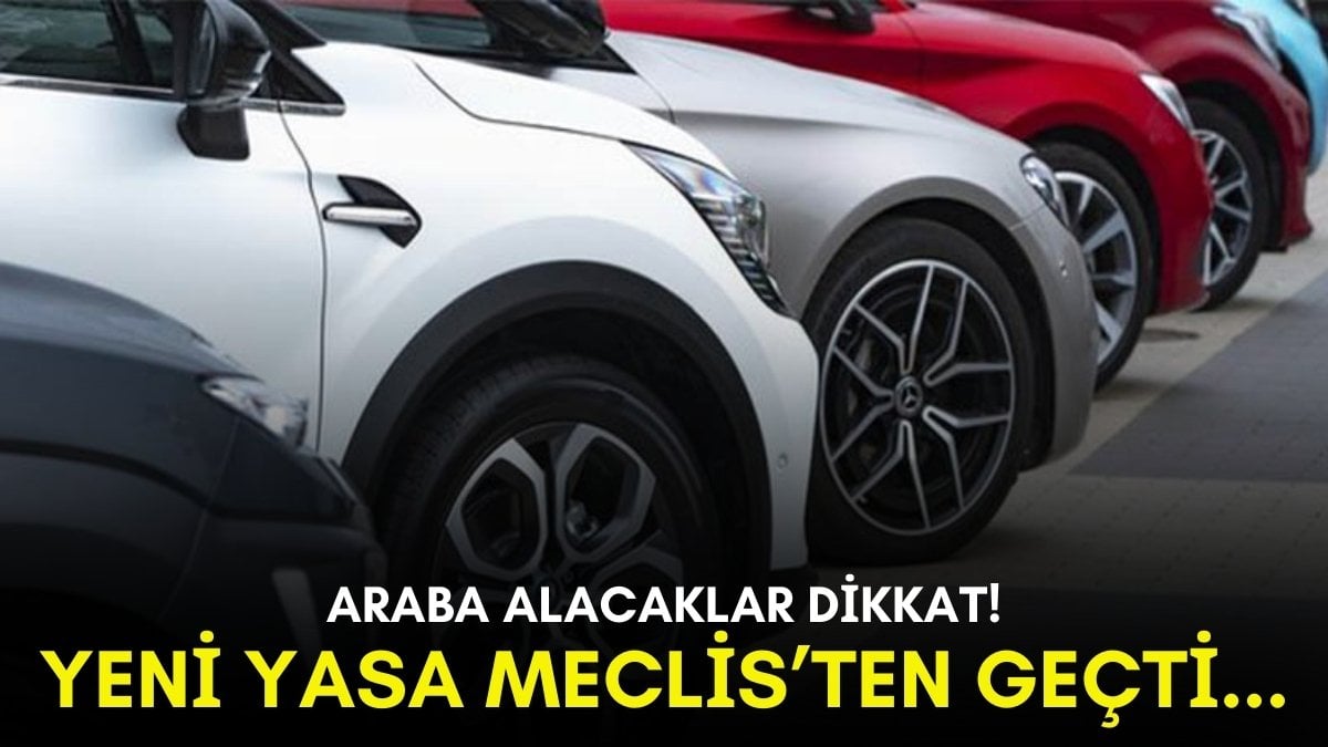 ÖTV’de yerli üretim ve 10 yıl şartı! Otomobil alacakların beklediği yasa Meclis’ten geçti