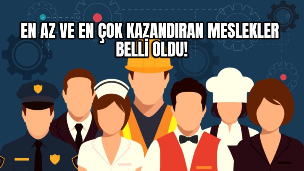 Meslek seçerken aklınızın köşesinde olsun! En az ve en çok kazandıran meslekler belli oldu: Bu işi bilen paraya para demiyor