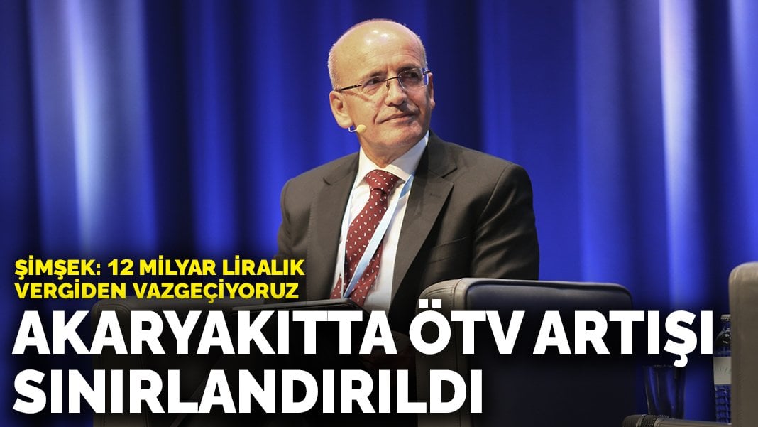 Akaryakıtta ÖTV artışı sınırlandırıldı